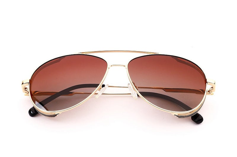 VEGAS Full Rim Aviator Unisex Saddle Brown  Sunglasses V2108 C2 - Image 2